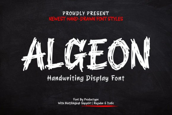 Algeon Handdrawn Display Font: Evaluating Its Artistic Fit for Modern Design Projects