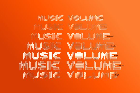 Amplifying Brand Identity: A Deep Dive into the Music Volume Typeface