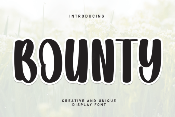 Bringing Joy to Your Designs with the Bounty Handwritten Font