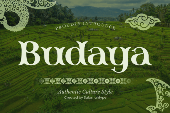Budaya: Revitalizing Cultural Heritage Through Modern Typography