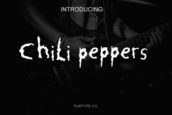 Chili Peppers: A Playful Font for Music & Branding