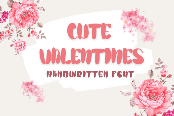 Cute Valentines: A Handwritten Font for Modern Design