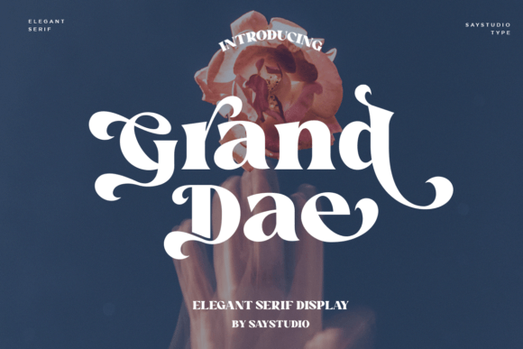 Grand Dae: A Bold Display Font for Impactful Design