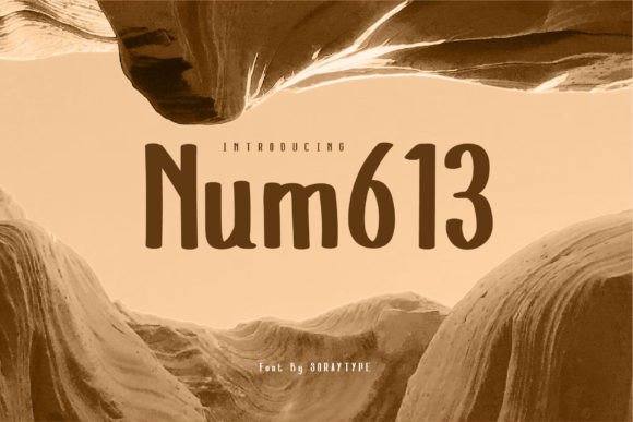 Num613: The Handmade Marker Font for Authentic Design