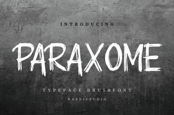 Paraxome: A Versatile Brush Font for Modern Branding and Design