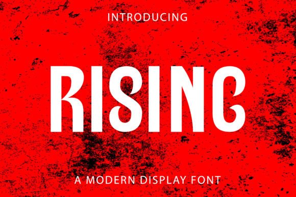 Rising: The Bold Display Font Elevating Modern Brand Identity