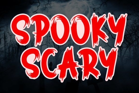 Spooky Scary: The Ultimate Horror Font for Halloween Designs