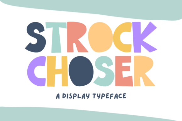 Unlock Creative Potential with Strock Choser Display Font